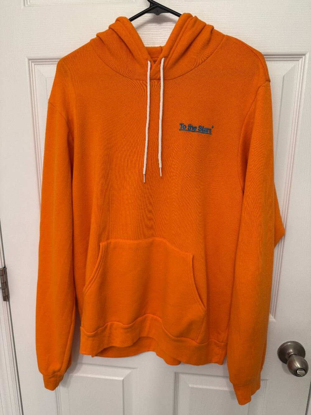 To The Stars Media TTS Tom Delonge Nano Logo Pullover Hoodie Orange Size Large